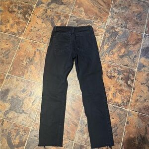American Apparel Black Boot Cut Jeans